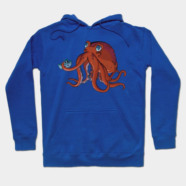 Little Kraken Hoodie by Bee and Clover Designs